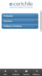 Mobile Screenshot of e-certchile.cl